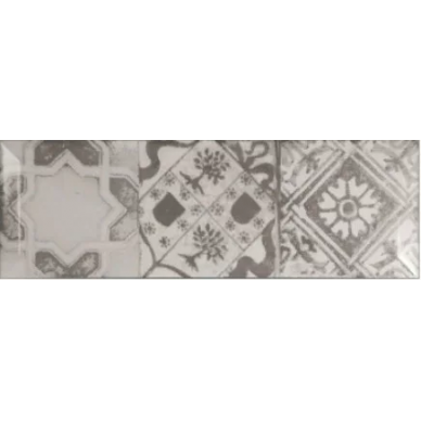 Antique gris brillo bisel 10x30 0