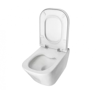 Унитаз подвесной Roca Gap Clean Rim (A34H47C000) безободковый, с микролифтом 8