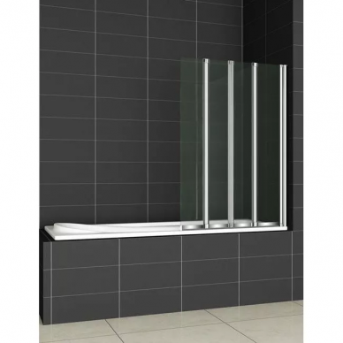 Шторка для ванной Cezares Pratico V-4 (R) правая (100x140) текстурное стекло 0