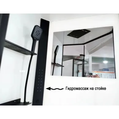 Душевая кабина Esbano ESM-PENTA-90 с крышей, левая, 90x90x215 см 8