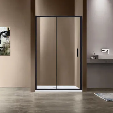 Душевая дверь Vincea Garda VDS-1G110CLB 110x190 см, профиль чёрный/стекло прозрачное 0