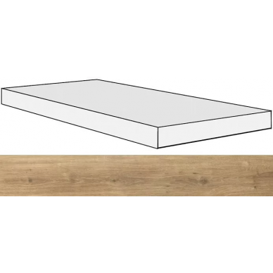 756115 Planches Noisette Angolo Gradino DX/SX 40x120x3 0