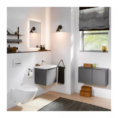 Чаша подвесного унитаза Villeroy & Boch Subway 3.0 TwistFlush (4670TSR1) покрытие CeramicPlus, с микролифтом 8