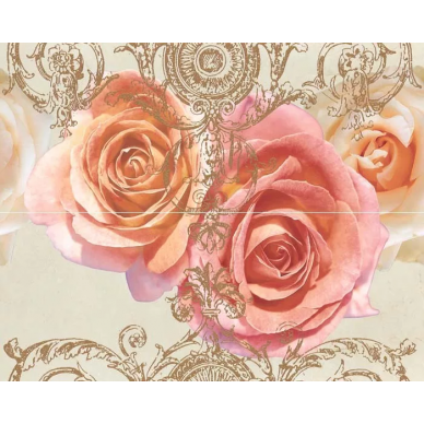 Decorado Yellowrose Crema Marfil панно (из 2шт) 40x50 0