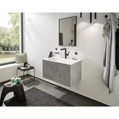 Смеситель для раковины Hansgrohe Finoris 230 2jet Push-Open (76063670) черный матовый 11