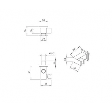 Душевая система Berges Ventas 2S (073002) матовый чёрный 6