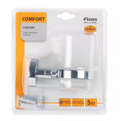 Стакан Fixsen Comfort Chrome (FX-85006) хром 2