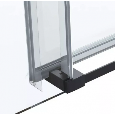 Душевая дверь Vincea Сomo Soft (VDS-1CS110CLB) 110x195 см, профиль чёрный/стекло прозрачное 6
