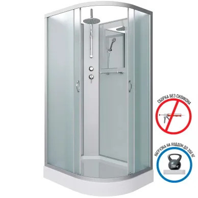 Душевая кабина Niagara Classic (NG-3312-14LBKT) 120x80 , без гидромассажа 11