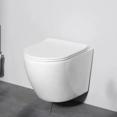 Унитаз подвесной AM.PM Like AquaSpin (C801900SC) безободковый, с микролифтом 3