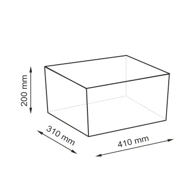 Корзина для белья Wasserkraft Weida WB-310-L большая, 41x31 см, бежевая 6