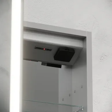 Зеркальный шкаф Sancos Evoke SC8060 60x70 см, с LED подсветкой, белый матовый 5