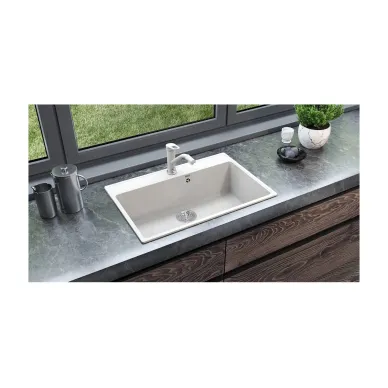 Мойка кухонная Ulgran Quartz (Forte 760-01) жасмин 2