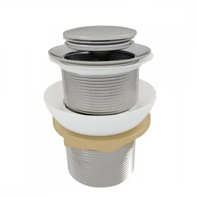 Сливной набор для раковины Teymi Ritta T140128 без перелива, click-clack, хром 6