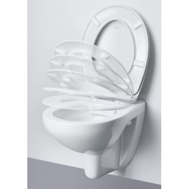 Чаша подвесного унитаза Grohe Bau Ceramic (39427000) безободковый 8