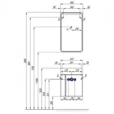 Зеркало Aquaton Вита (1A221902VT010) 5
