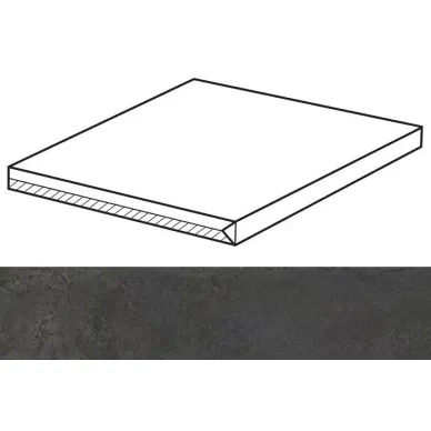 Xtreme Black Lappato Peldano Solid-60 59.55x59.55 0