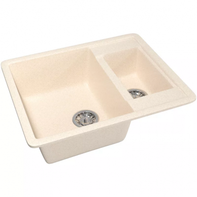Мойка кухонная Mixline ML-GM21	(525171)	бежевый 6