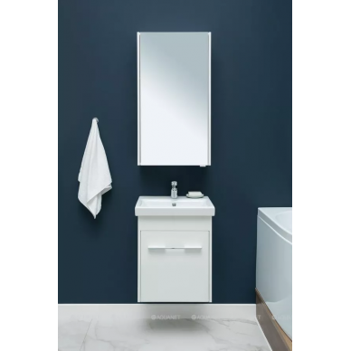 Зеркальный шкаф Aquanet Августа 58 L (00210008) белый 7
