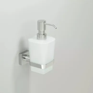Дозатор для жидкого мыла Wasserkraft Rhin K-8700 (K-8799) никель 1
