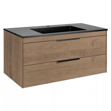 Тумба для ванной Vincea Chiara 2D 1000 (VMC-2C2100NO) (100 см) (N.Oak) 7