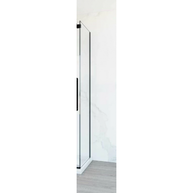 Боковая панель Vincea Como Soft (VSG-1CS100CLB) 100x195 см, профиль чёрный/стекло прозрачное 0