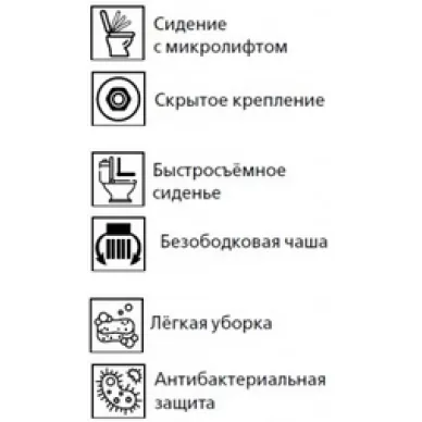 Подвесной унитаз Esbano Lotus (ESUPLOTUBM) с микролифтом, черный матовый 3