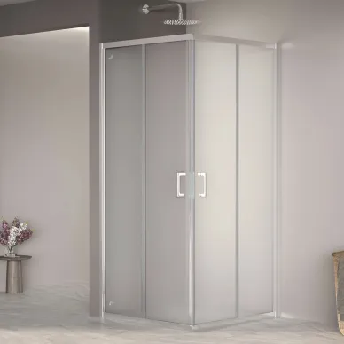 Душевой уголок RGW Passage PA-030 3508103099-21 90x90 см, стекло матовое, профиль хром 0