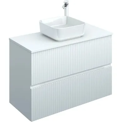 Тумба для ванной Aquanet Джейн 313288 100 см, белая матовая 6