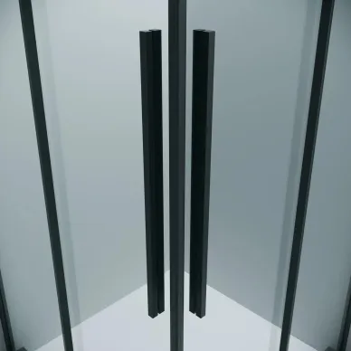 Душевой уголок Grossman Galaxy 110х90х195 см, стекло прозрачное/профиль чёрный 6