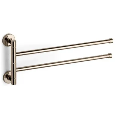 Bertocci Cinquecento Полотенцедержатель двойной, поворотный 37 см, подвесной, цвет: nichel mat 110 0536 6050 0