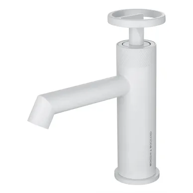 Смеситель для раковины Wonzon & Woghand WW-H1065-MW белый матовый 0