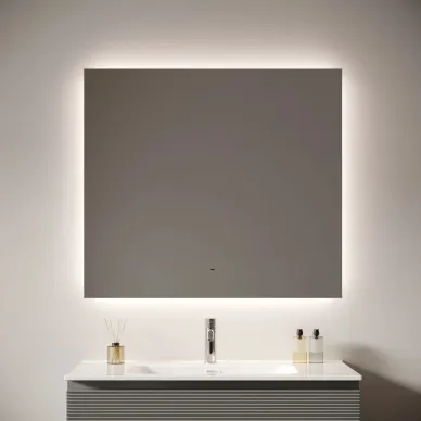 Зеркало Sancos Square 2.0 SQ2.900 90х70 см, с LED подсветкой 6