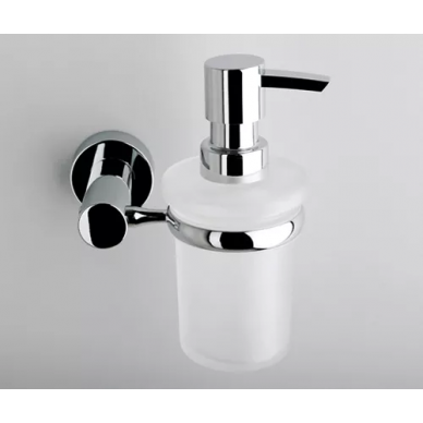 Дозатор для жидкого мыла Wasserkraft Rhein К-6200 (K-9499) с настенным держателем 1