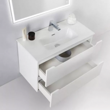 Тумба для ванной Belbagno Etna 39 (ETNA39-800/390-2C-SO-BL-P) Bianco Lucido 4