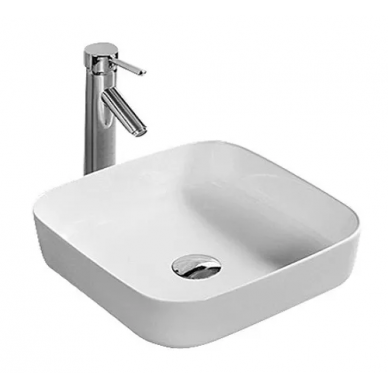 Раковина накладная CeramaLux N (D1303) (39 см) 0