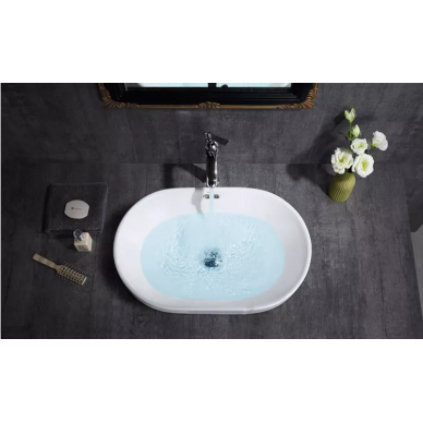 Раковина встраиваемая CeramaLux N (5006С) (60*39*17 см) белый 7
