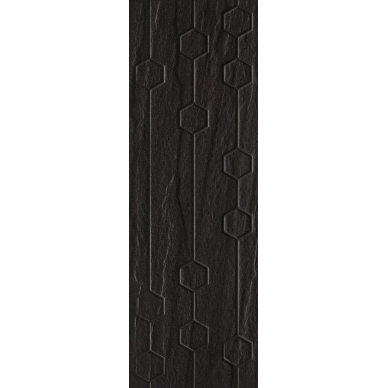 Titanium Nero Heksagon Struktura 25*75 0