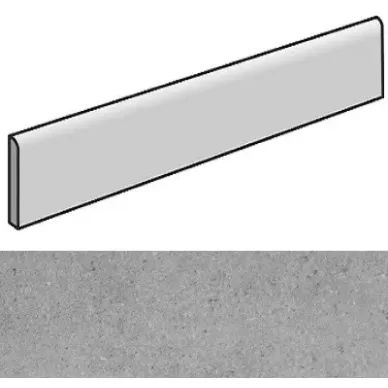 Anarchy Grey Natural Rodapie 7.3x59.55 0
