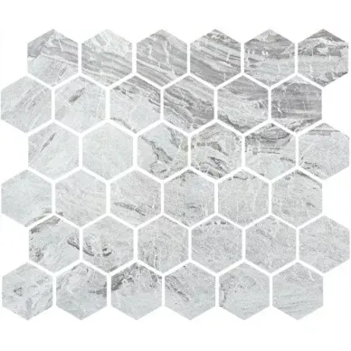 Мозаика MISTO HEXAGON GREY LAPPATO 245x280 0