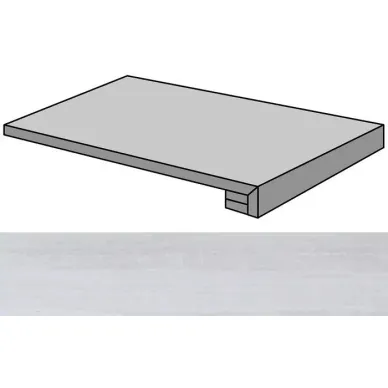 Nanoessence White Lappato Gradone Rec-45 44.63x89.46 0