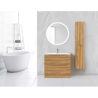 Тумба для ванной Belbagno Aqua (ACQUA-900-2C-PIA-RR) (90 см) напольная, Rovere Rustico 8