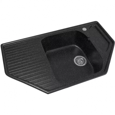 Мойка кухонная Mixline ML-GM24	(525194) черный 5