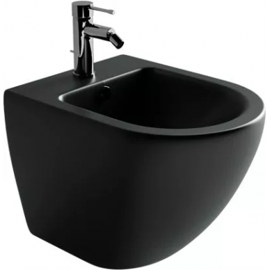 Биде подвесное Ceramicanova Metropol (CN4003MB) черный матовый 0
