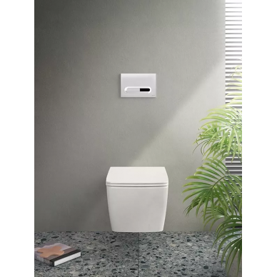 Инсталляция с подвесным унитазом Vitra Metropole L-Box (9820B003-7201) (кнопка хром матовый) микролифт 5