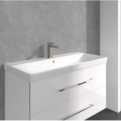 Смеситель для раковины Villeroy & Boch Architectura Square (TVW12500100064) никель сатинированный матовый 6