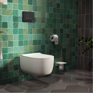 Инсталляция для подвесного унитаза Berges Novum (040245) смывная клавиша S5 Soft Touch черная 6