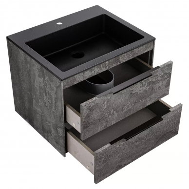 Тумба для ванной Vincea Chiara 2D 600 (VMC-2C2600GS) (60 см) (G.Stone) 5