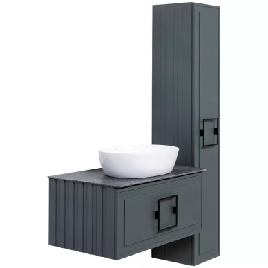 Тумба для ванной La Fenice Cubo 90 (FNC-01-CUB-G-90) Grigio 11