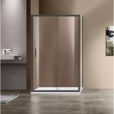Душевой уголок Vincea Garda (VSR-1G9012CLGM) 120х90х190 см, профиль вороненая сталь/стекло прозрачное 0